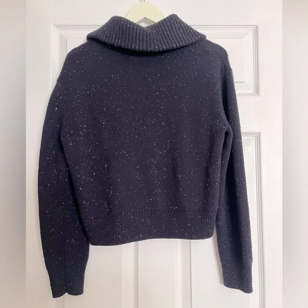 Men's Black Speckled Sweater